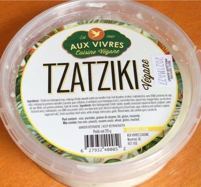 Vegan Tzatziki Végane