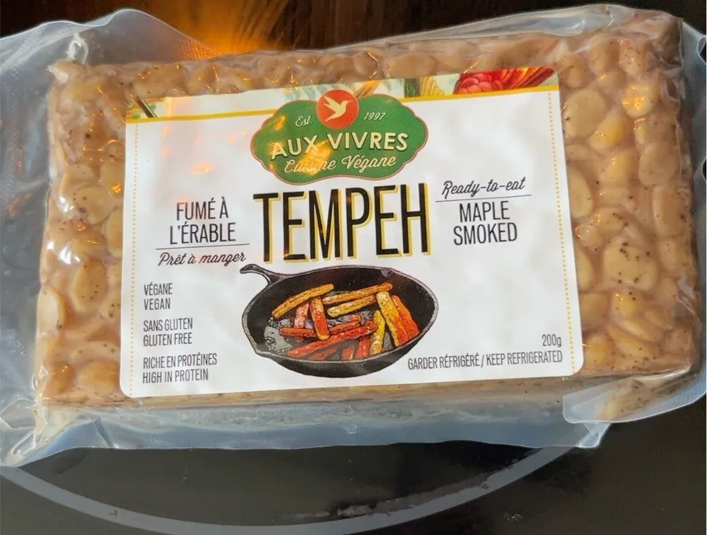 Tempeh fumé érable
