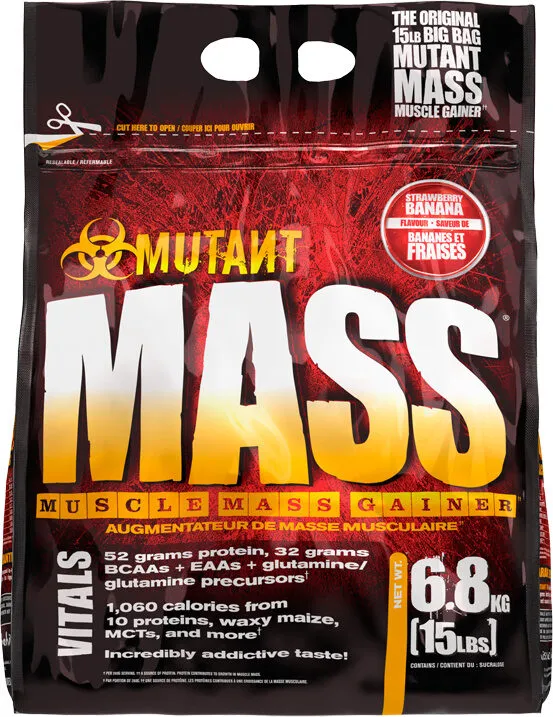 Mutant Mass (6,8 KG) PVL Nutrition Parfum Frais?