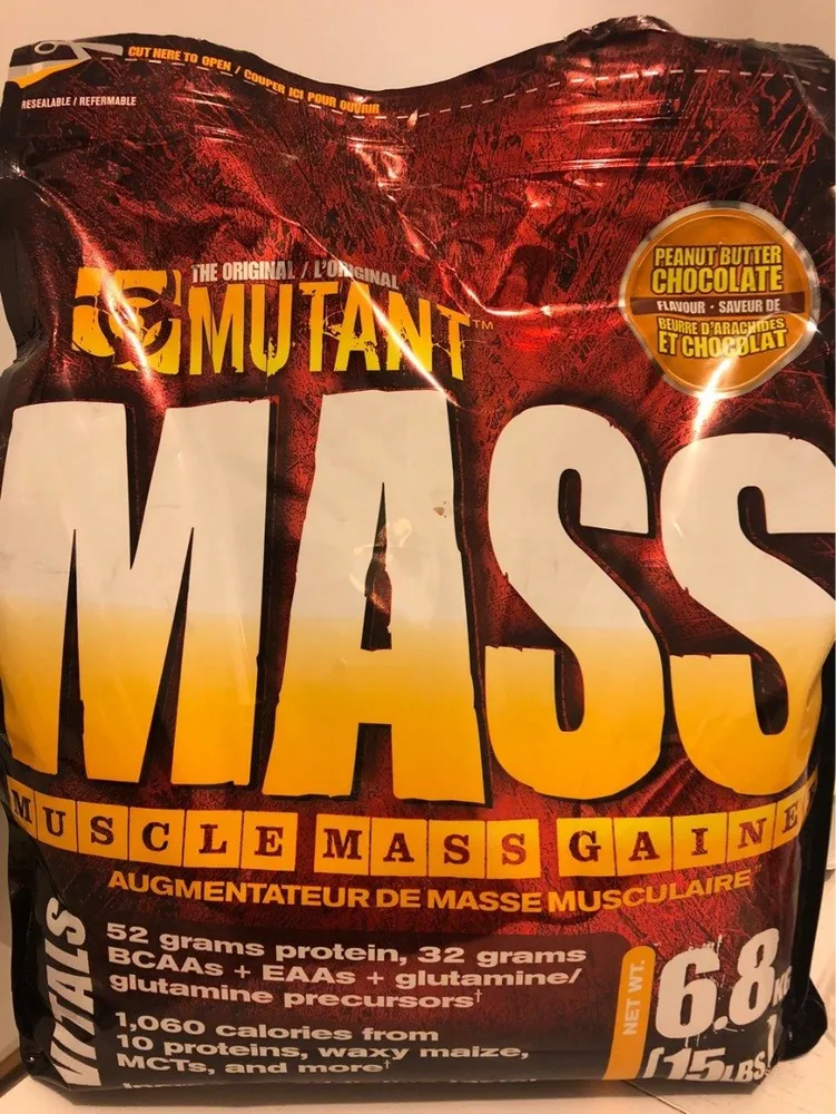 Mutant Mass (6,8 KG) PVL Nutrition Chocolat Beurre De Cacahuètes