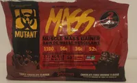 Muscle mass gainer triple chocolate + chocolate fudge brownie