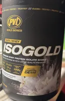 100% Whey ISOGOLD Premium Whey Protein Isolate Shake