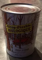 Sirop d’érable biologique