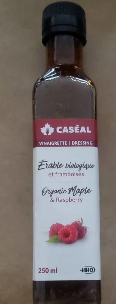 Érable biologique et framboises