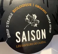 Sirop d'érable biologique
