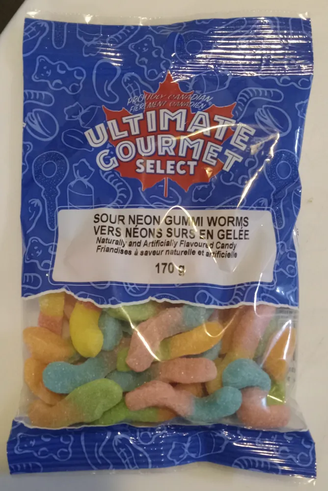 Sour Neon Gummi Worms