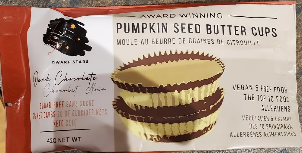 Pumpkin seed butter cups