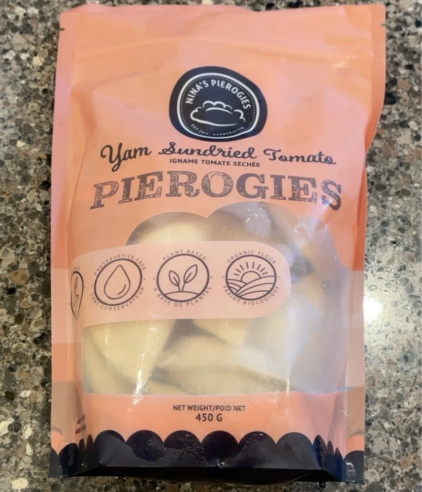 Yam Sundried Tomato Pierogies