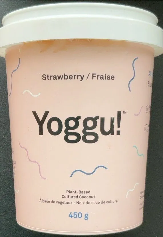 Strawberry Plant Based Cultured Coconut