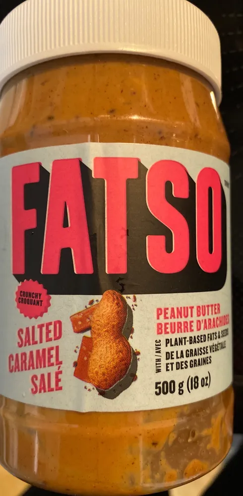 Salter caramel peanut butter spread