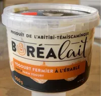 Yogourt fermier à l'érable