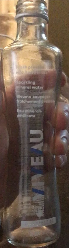 Eau minérale pétillante