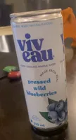 Pressed wild blueberries
