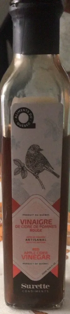 Vinaigre de cidre de pommes rouges