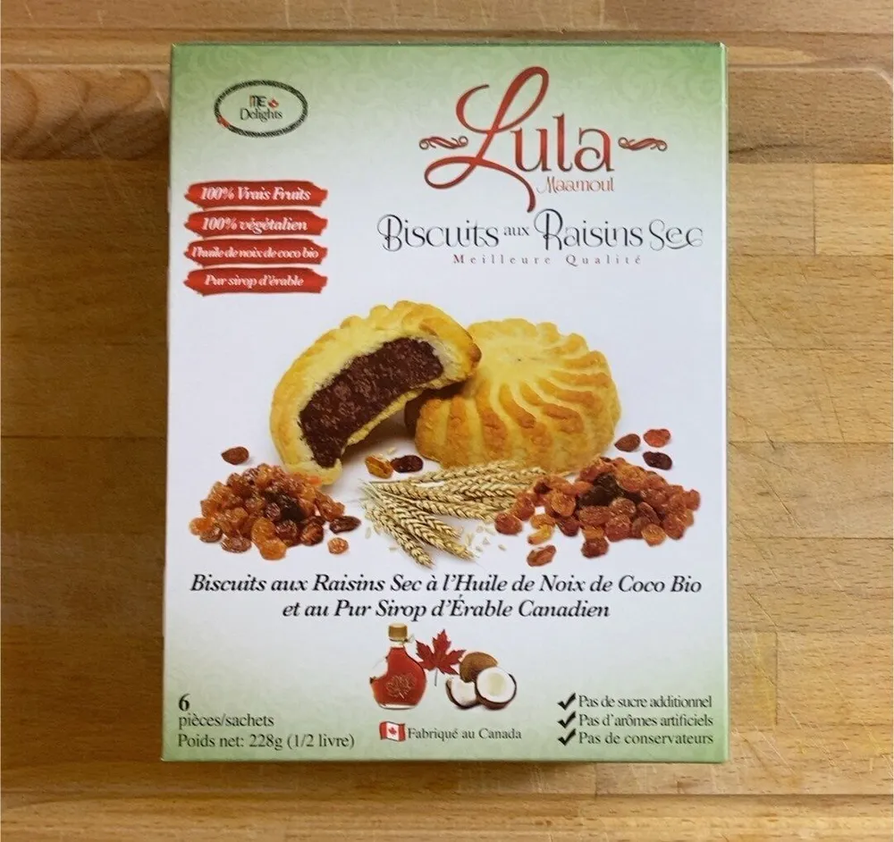 Biscuits aux Raisins Sec