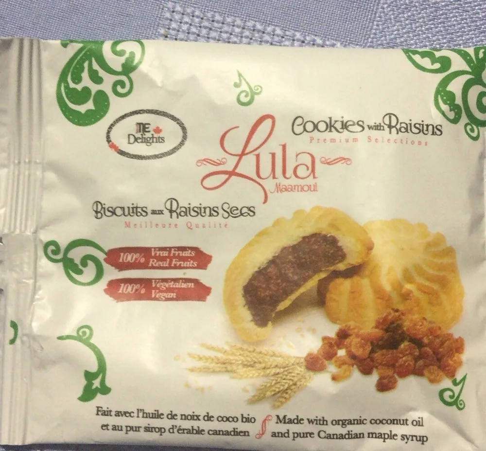 Cookies with raisins