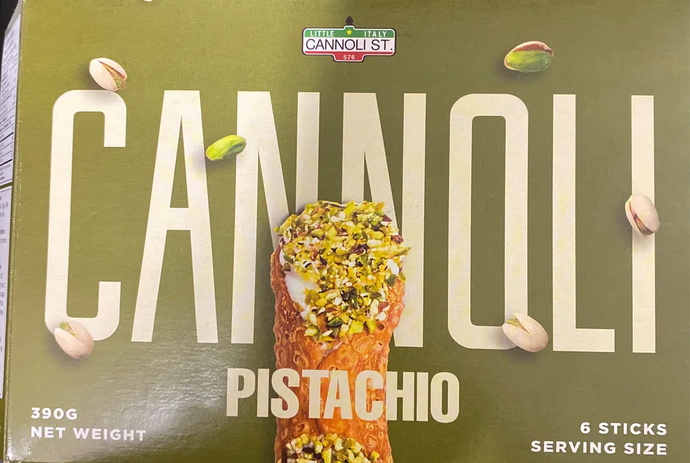 Pistachio Cannoli
