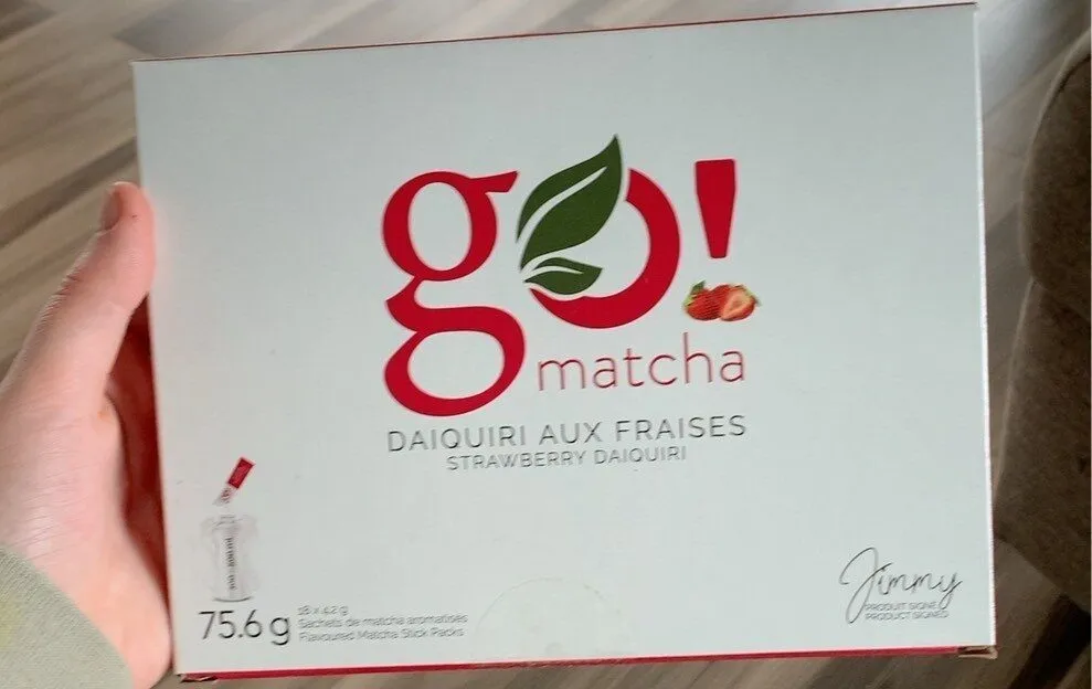Matcha daiquiri aux fraises