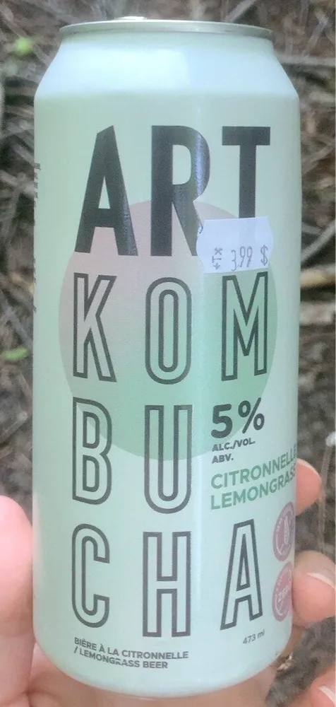 Art kombucha citronnelle