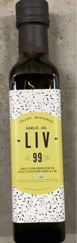 Huile d’olive extra vierge à l’ail