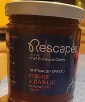Tartinade fraise basilic