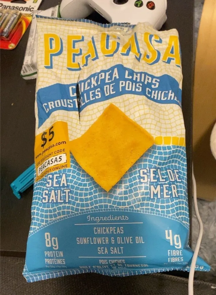 Sea Salt Chickpea Chips