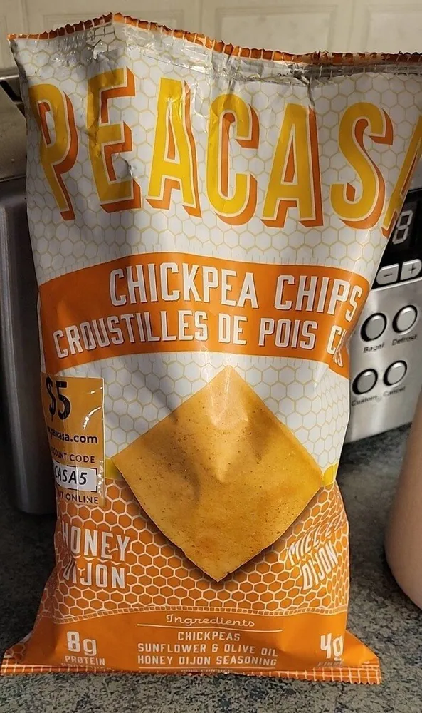 Honey Dijon Chickpea Chips