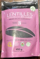 Lentilles noir béluga biologiques