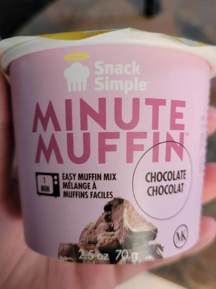 Minute muffin chocolat