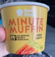 Minute muffin carotte