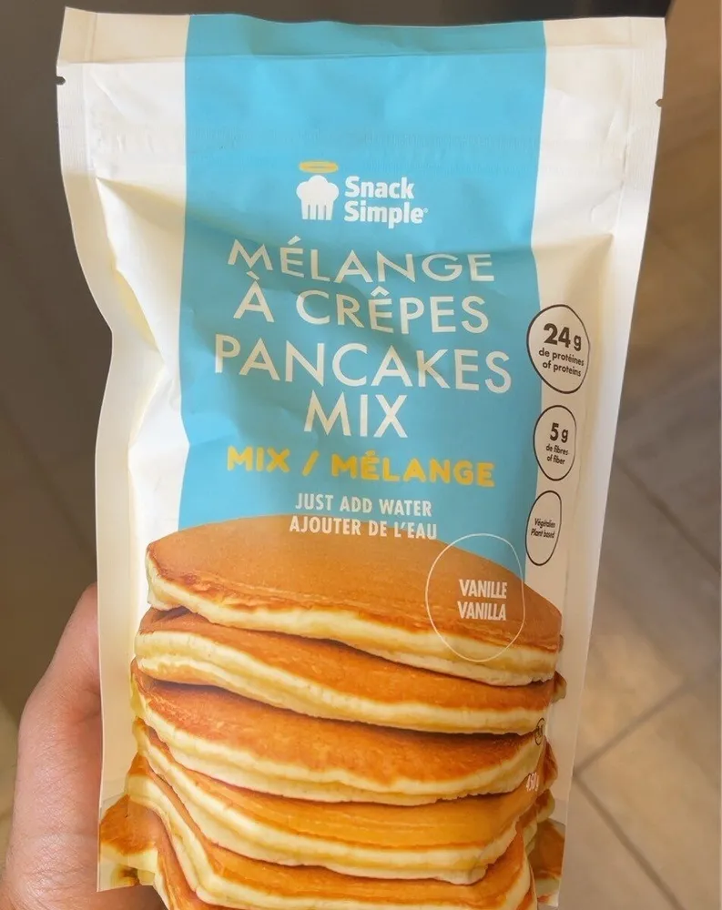 Vanilla pancakes mix