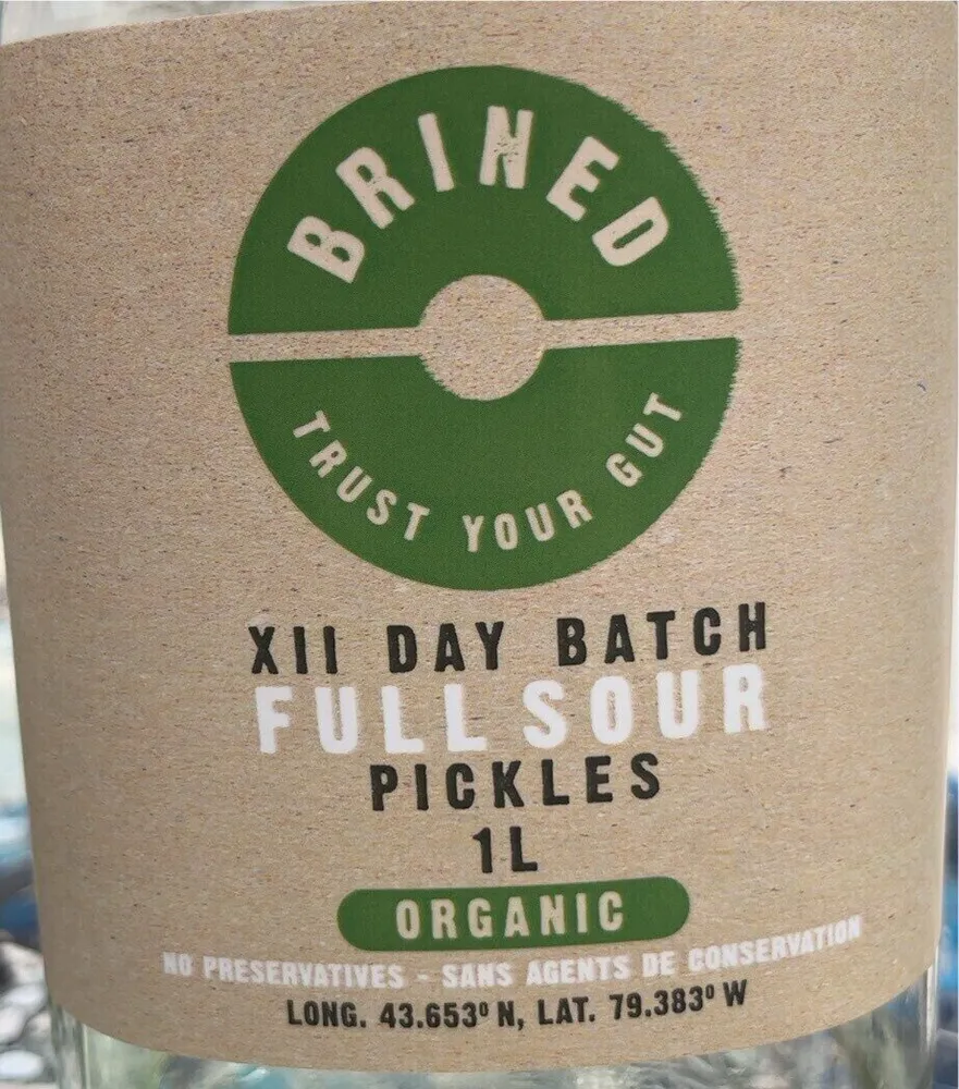XII Day Batch Full Sour Pickles