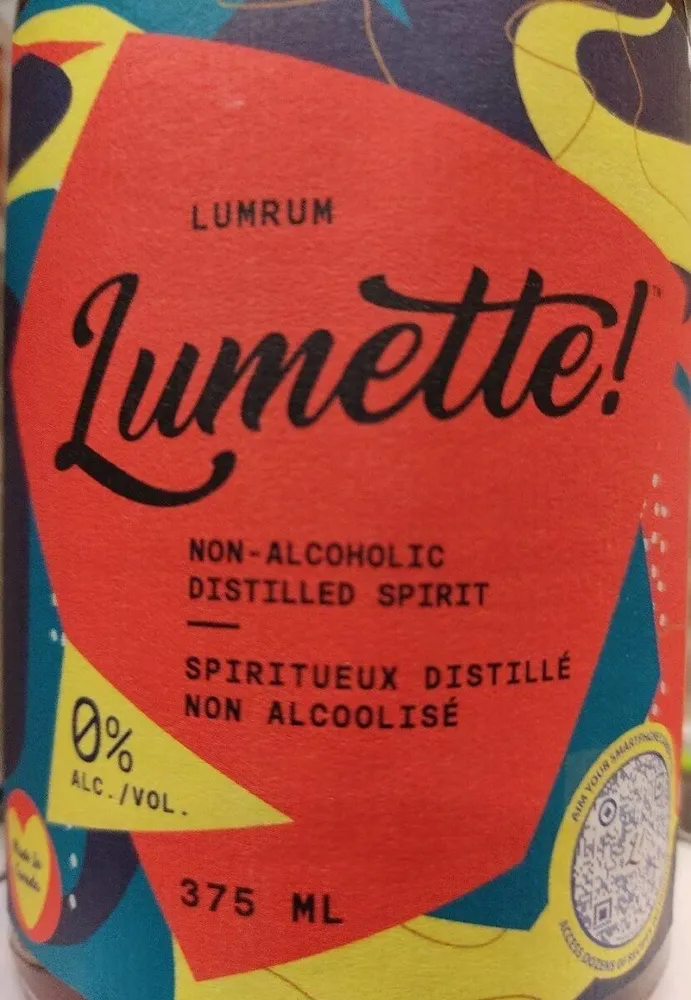 Lumette non alcoholic distilled spirit