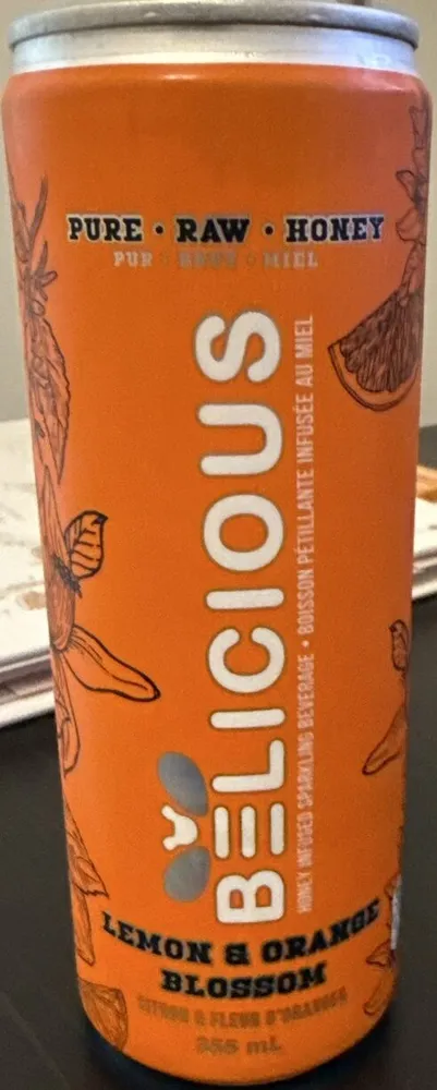 Lemon & Orange Blossom Honey Infused Sparkling Beverage