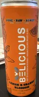 Lemon & Orange Blossom Honey Infused Sparkling Beverage