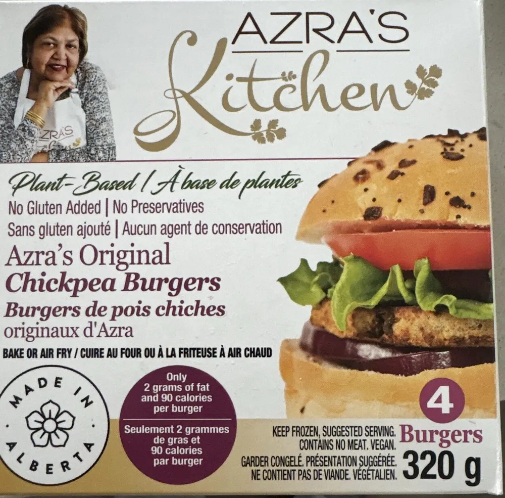 Original Chickpea Burgers