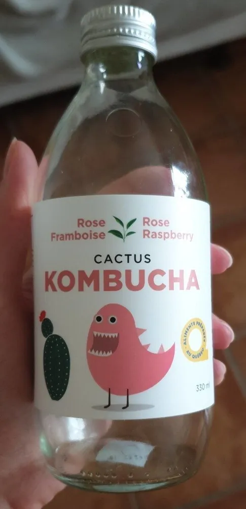 Kombucha rose framboise