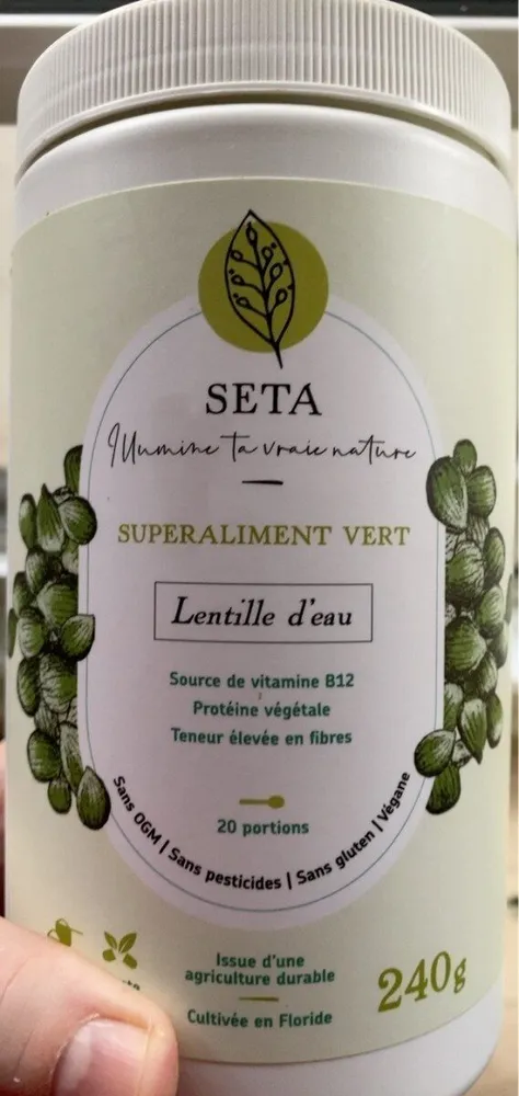 Superaliment vert Lentille d’eau