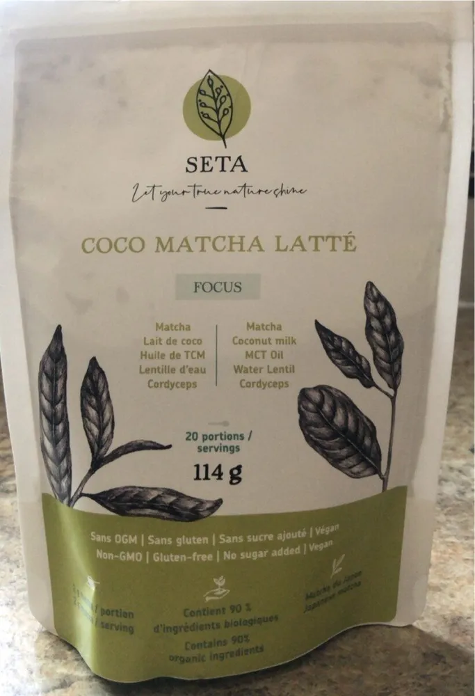 Coco matcha latté