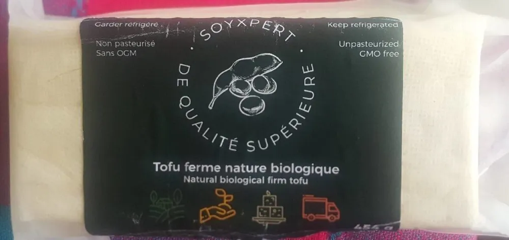 Tofu ferme nature biologique