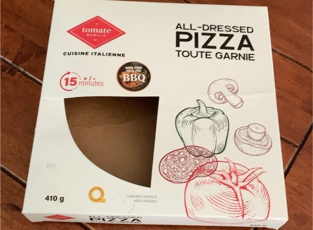 Pizza toute garnie