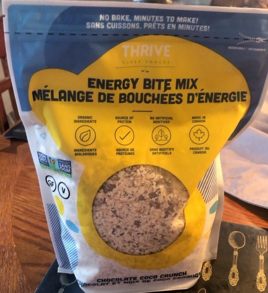 Mélange de bouchées d’énergie