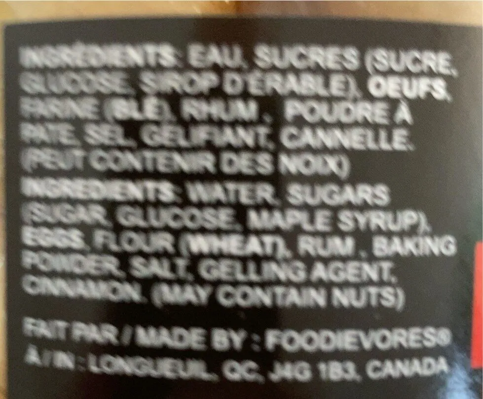 Beigne rhum erable