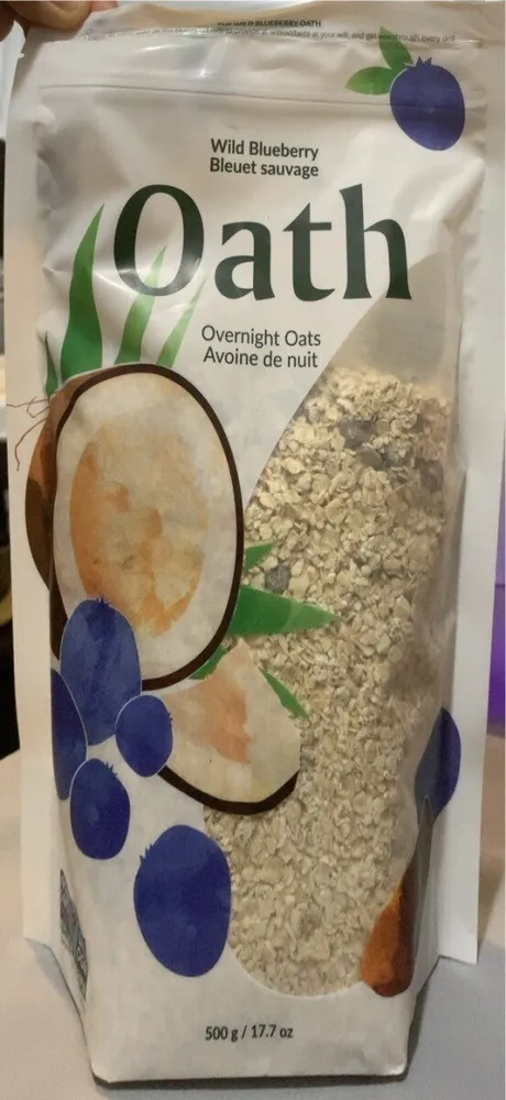 Wild Blueberry Overnight Oats