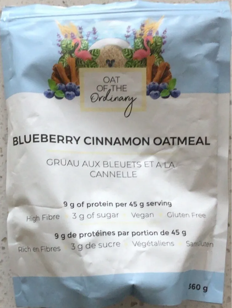 Blueberry cinnamon oatmeal