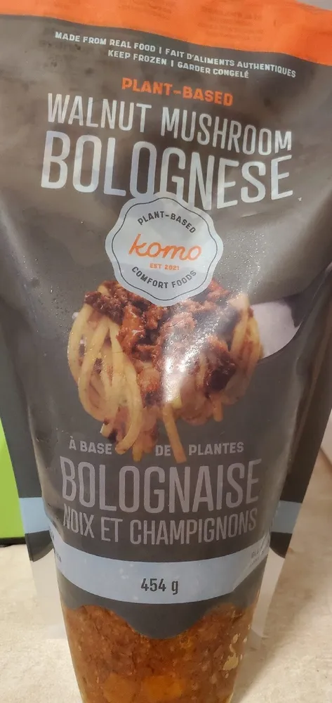 Walnut Mushroom Bolognese