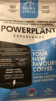 Ground organic coffee