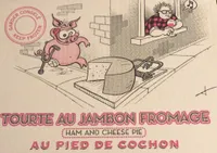 Tourte au jambon fromage