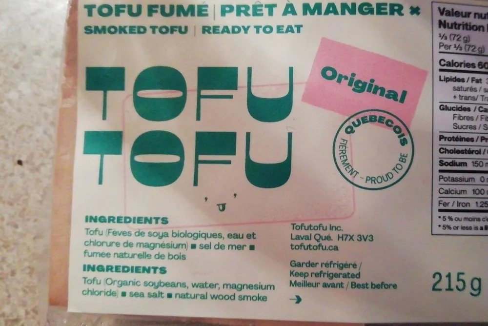Tofu fumé