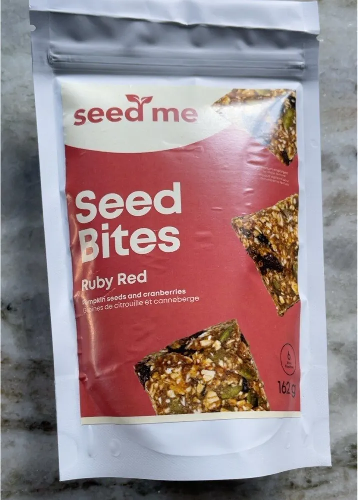 Ruby red seed bites